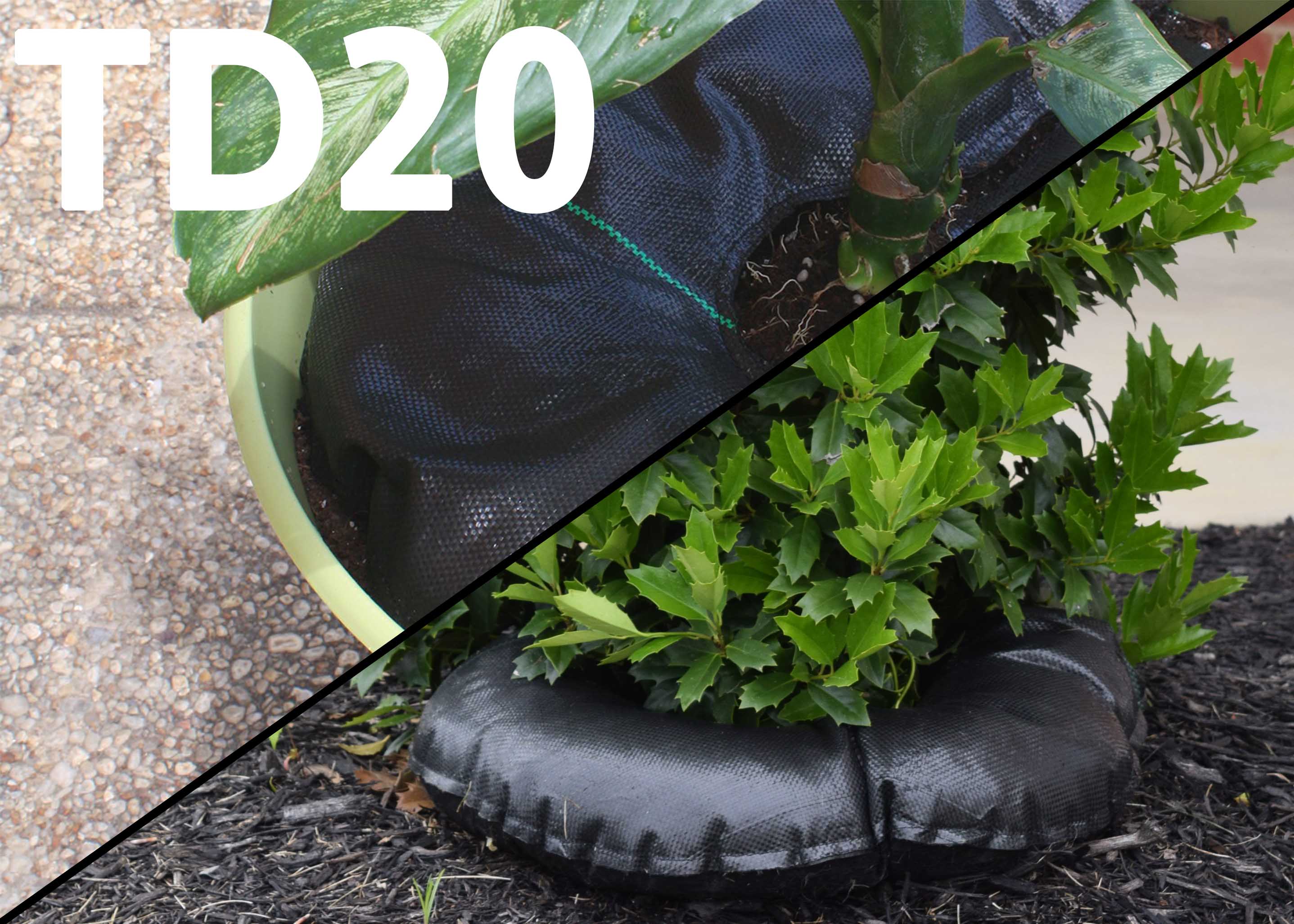 1020vA- TreeDiaper<sup>®</sup> TD20 ( for plants in 20" containers or in ground plants of ~10" rootball )